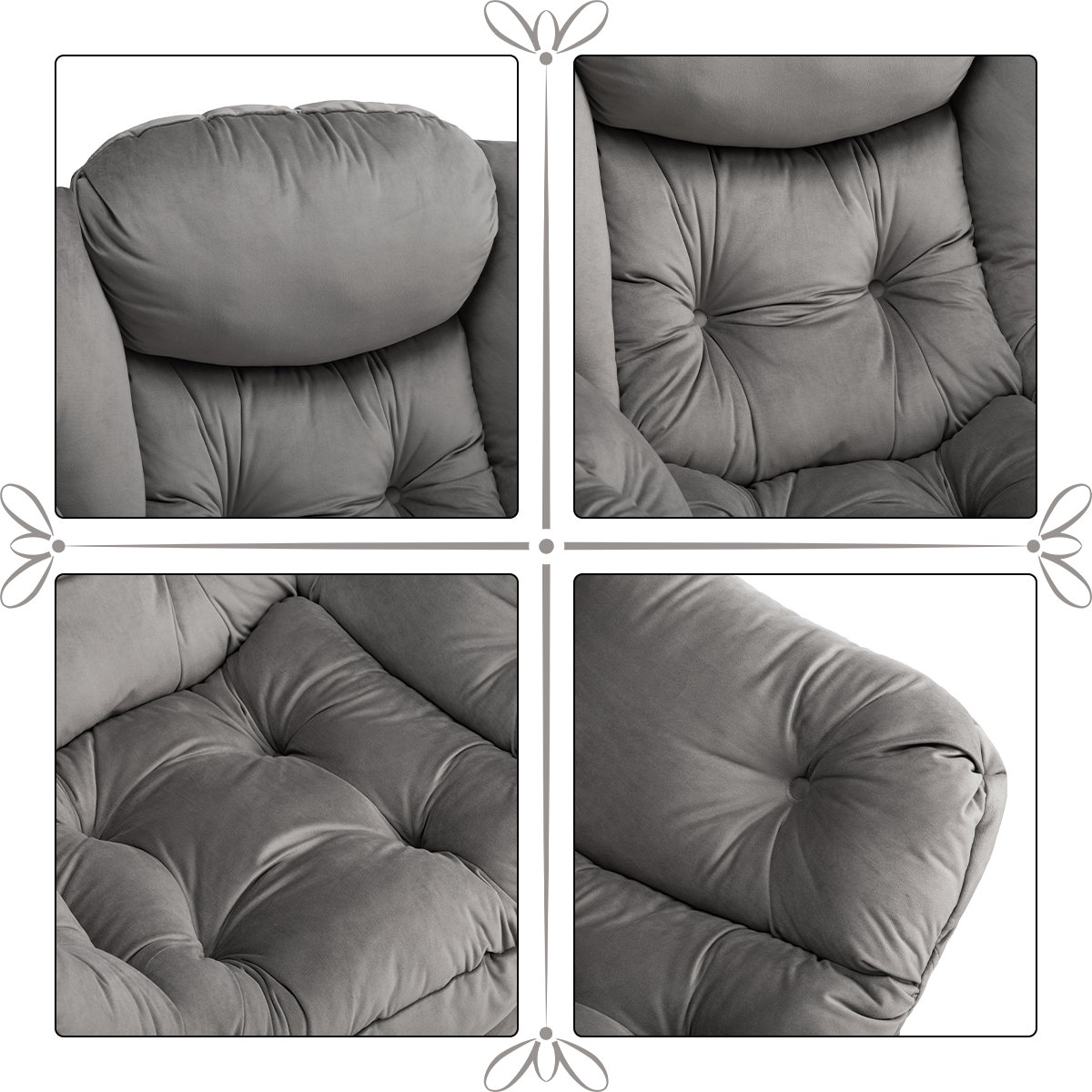 Biranna 31.5" Wide Modern Lazy Chair, Thick Padded Cozy Lounge Chair with Armrest